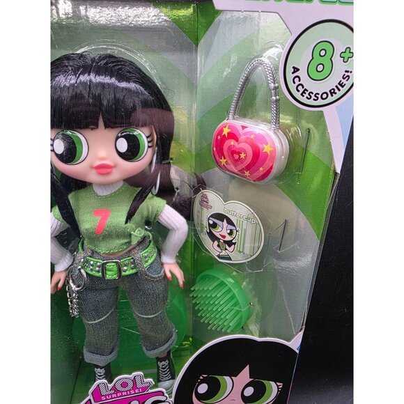 LOL Surprise! O.M.G. Powerpuff Girls Buttercup Doll With 8 Accessories Green & B - Picture 3 of 10
